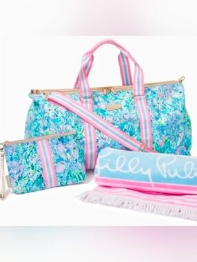 Lilly Pulitzer Soleil It On Me Weekender Set